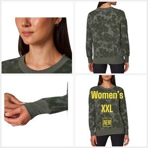 Ladies Mondetta XXL Crewneck Pullover Shirt Active Top Mid Weight Long Sleeve